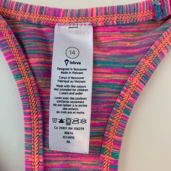 Ivivva Tank Top. TT14-1. - Picture 4 of 4